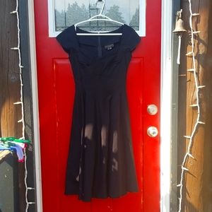 Black A-line Dress - Medium - $103